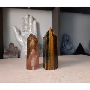 Tigers Eye Crystal Tower Set